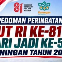 Pedoman Giat HUT RI ke-81 dan Harjad ke-528 Kuningan
